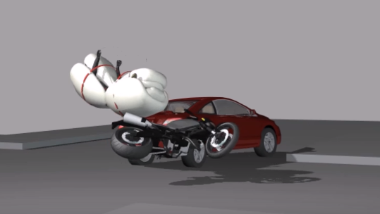 Motorcycle airbag